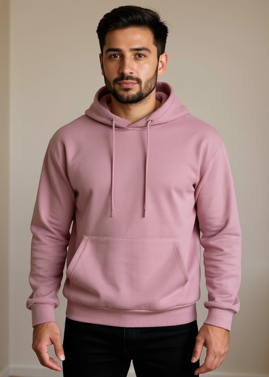 Casual Cotton Long Sleeves Hoodie For Men