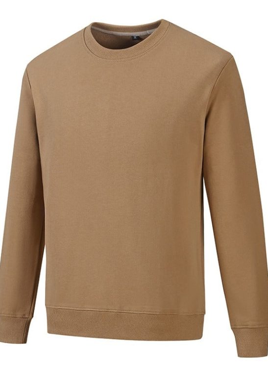 Spring Autumn Cotton O Neck Sweatshirts Men